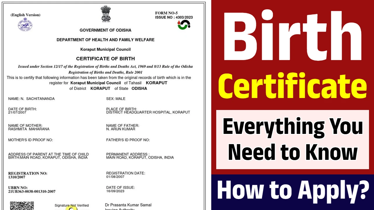 Birth Certificate Apply Online 2025
