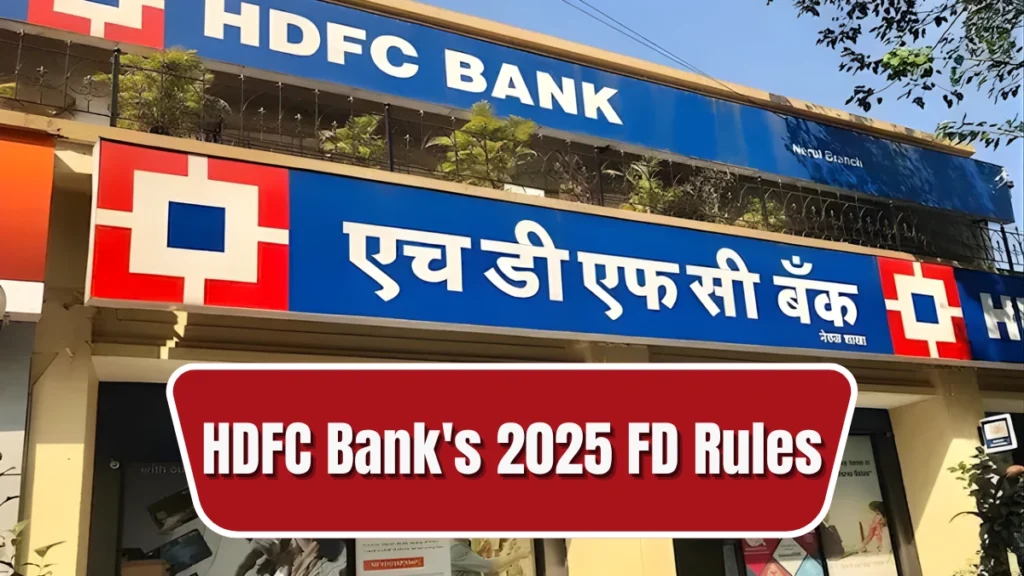 HDFC Bank 2025 FD Rules