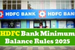 HDFC Bank Minimum Balance Rules 2025